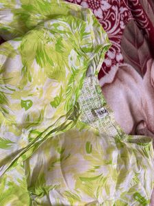 Zara Green Floral Crop Top