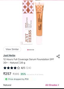Serum Foundation | Just Herbs