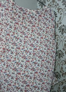 Floral Print Tunic Top