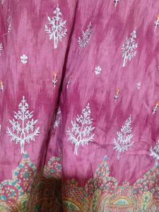 Pink Embroidered Kurta Set