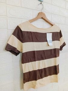 Striped Brown T-Shirt