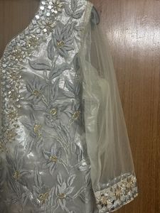 Silver Embroidery Kurta