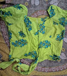 Floral Crop Top