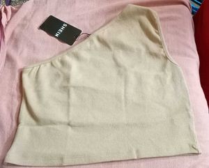 SHEIN One Shoulder Top