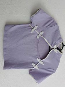 Lilac Asian Style Top