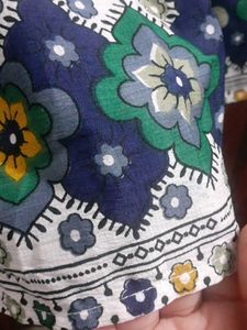 Boho Print Off-Shoulder Blouse