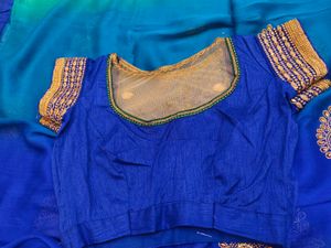 Multi Colour Saree With Blouse