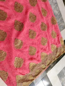 Pink &amp; Gold Kurta Set