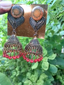 Boho Jhumka Earrings