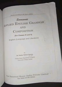 APPLIED ENGLISH GRAMMAR AND COMPOSITION for 9 &amp; 10