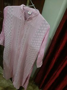 Pink Kurti With Pant