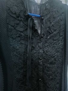 Black Lace Blouse