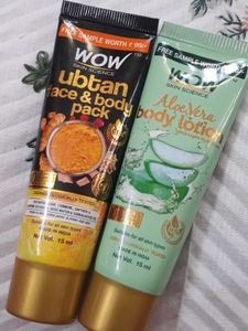 Face And Body Pack N Aloe vera Lotion