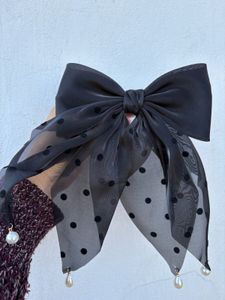Organza Polka Dot Hair Clip