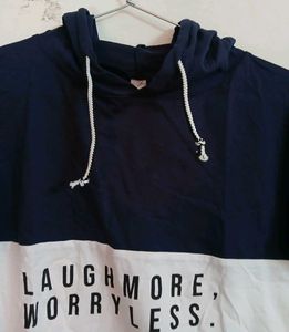Blue Crop With Cap