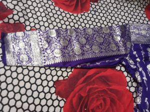 Banarasi Embroidered Kurta Lehnga Dupatta Set