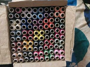 Colorful Thread Spools