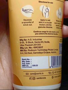 ✨ Sanfe Brightening Intimate Scrub