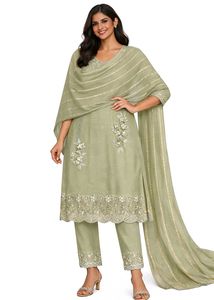 women kurti trouser dupatta with new design 😍💗