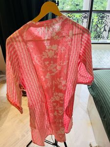 Striped Floral Tunic Top