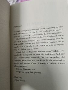 It Starts With Us By Colleen Hoover