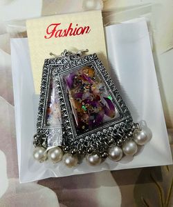 Resin Flower Earring Set 4 Pair Combo