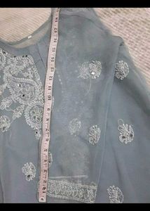 Long Kurtis With Mirror Work
