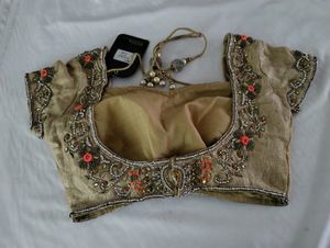 Brown Embroidery Printed Blouse (Women)