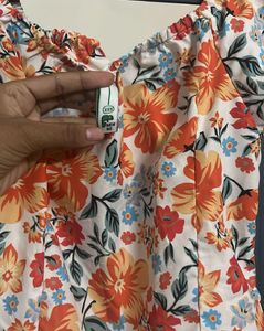 Floral Print Midi Dress