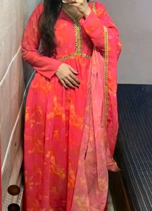 Gown Dupatta Set