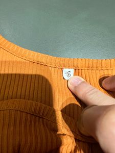 Rust Colour Crop Top