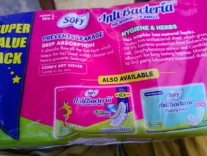 SOFY Antibacterial XL Sanitary Pads