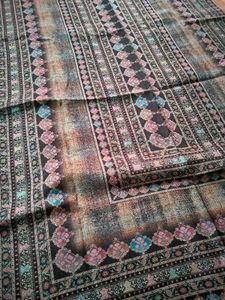 Brown Plaid Kurta Set ( winter suit)