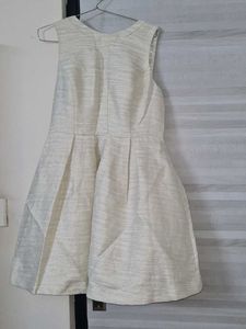 White Fit &amp; Flare Dress