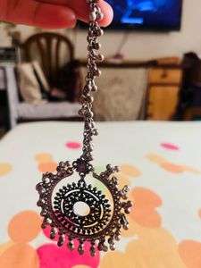 Mysuru Earrings With Maangtika
