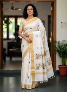 Kerala Kasavu Saree