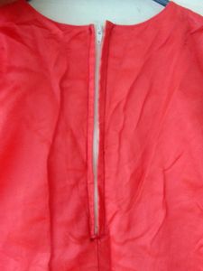 Girls&#39; Red Ruffled Party Dress