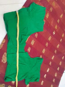 Kancheewaran Cotton Silk With Zari And Buttas