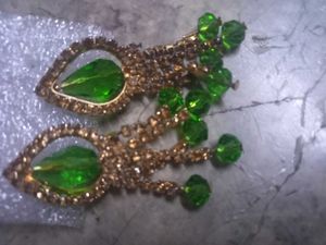 Green Earrings
