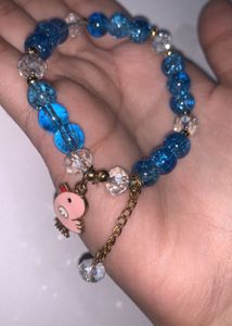 Beaded Bracelet with Charm