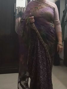 Saree With Blouse In Good Condition