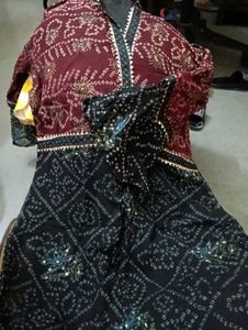 Ethnic bandhani pure Georgette Kurta