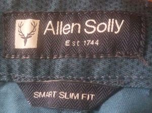 Blue Straight Leg Pants