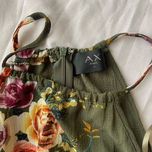 Beachy floral playsuit
