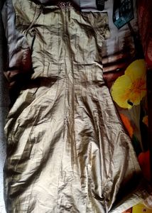 Gold Anarkali Ethnic Gown