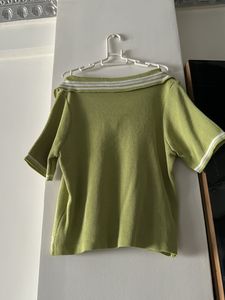 Green Crop Top