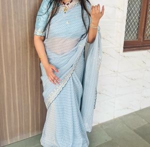 Beautiful Pure Organza Handwork Customised Boutiq