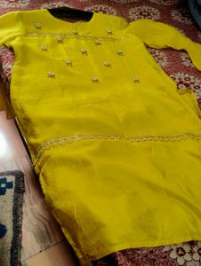 Designer Party Wear Kurta Inner Attached