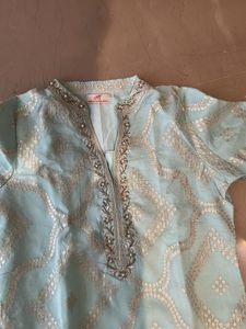 Cute Light Blue Kurta
