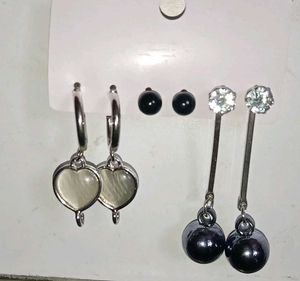 Pack Of 3 Earrings